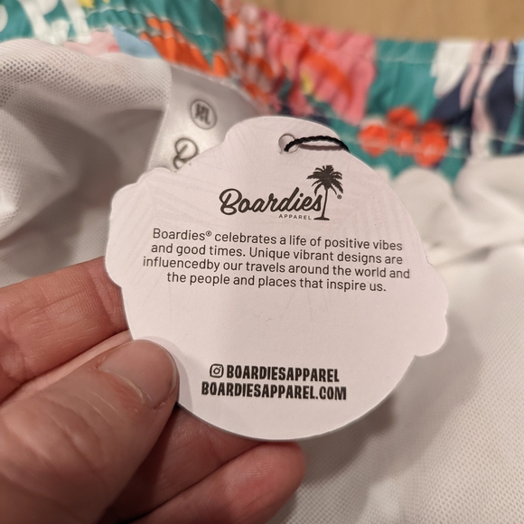 Tropical Floral Swim Shorts - Picture 6 of 9